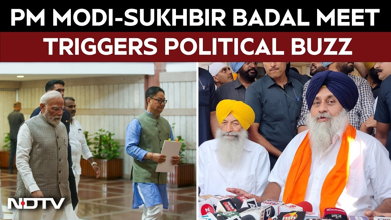 BJP, Akali Dal To Revive Alliance? PM-Sukhbir Badal Meet Triggers Buzz