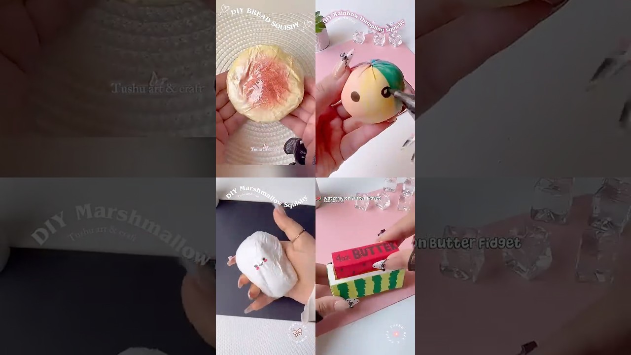 How to make Viral squishy! 😱 DIY Squishy tutorial #shorts