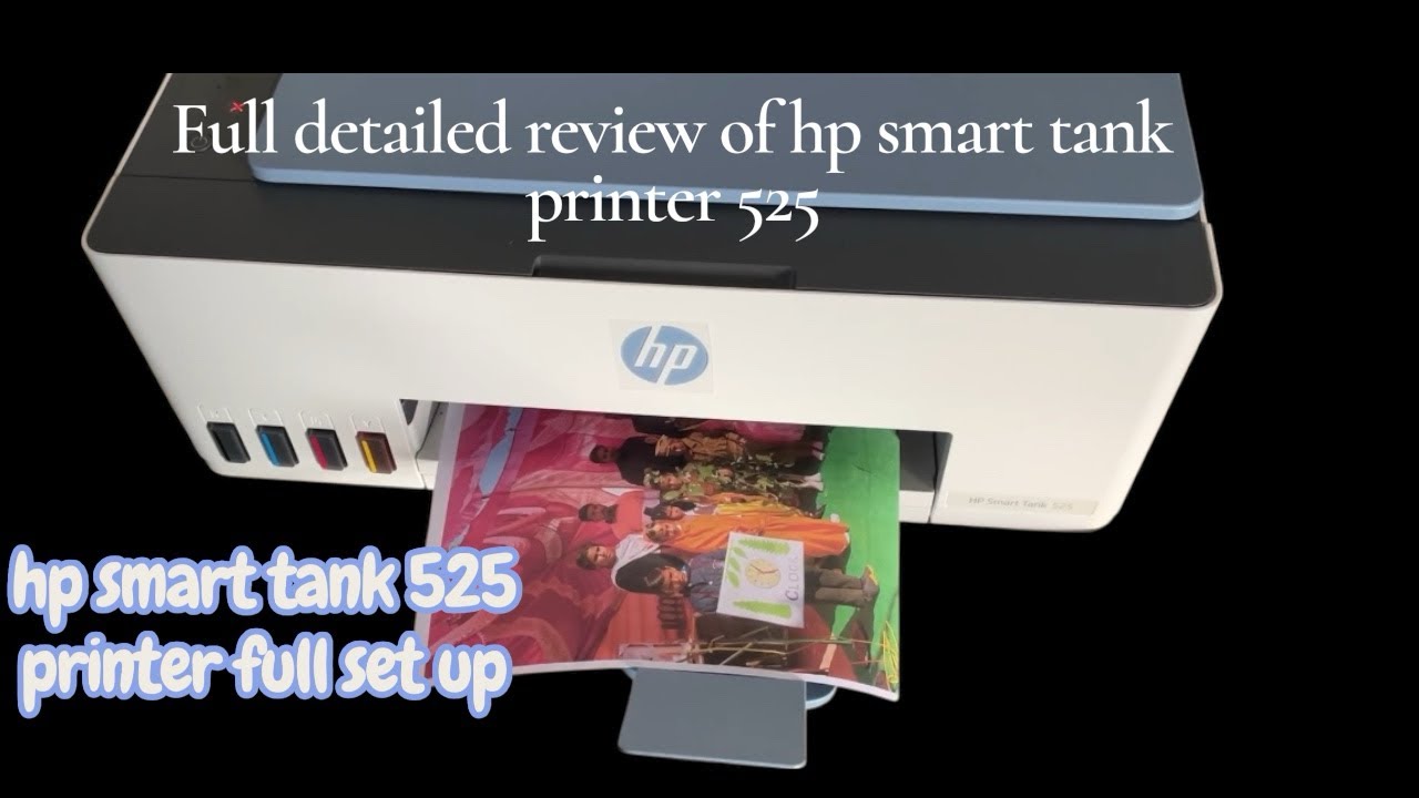 Detailed video of hp smart tank 525 printer |full set up of hp printer||unboxing of hp 525 ink tank 