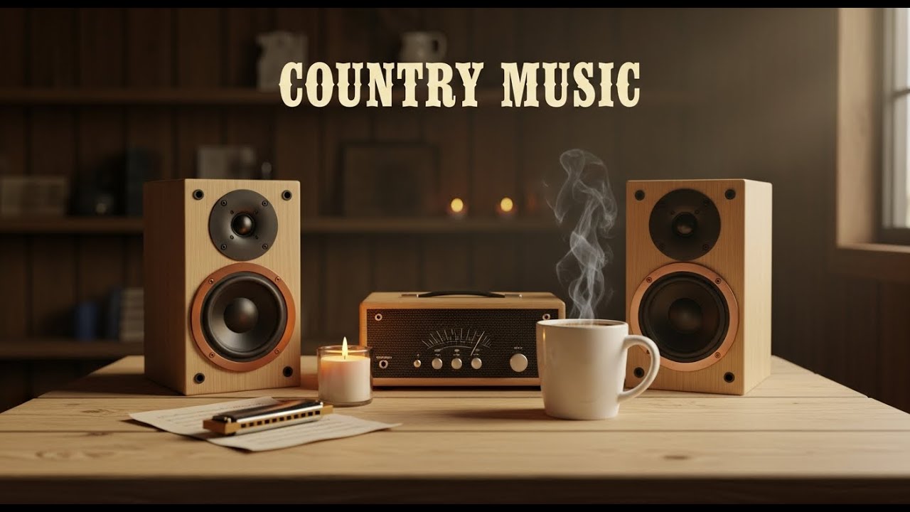 Country Music Campfire Night Vibes 🔥 Acoustic Country Songs for Relaxation