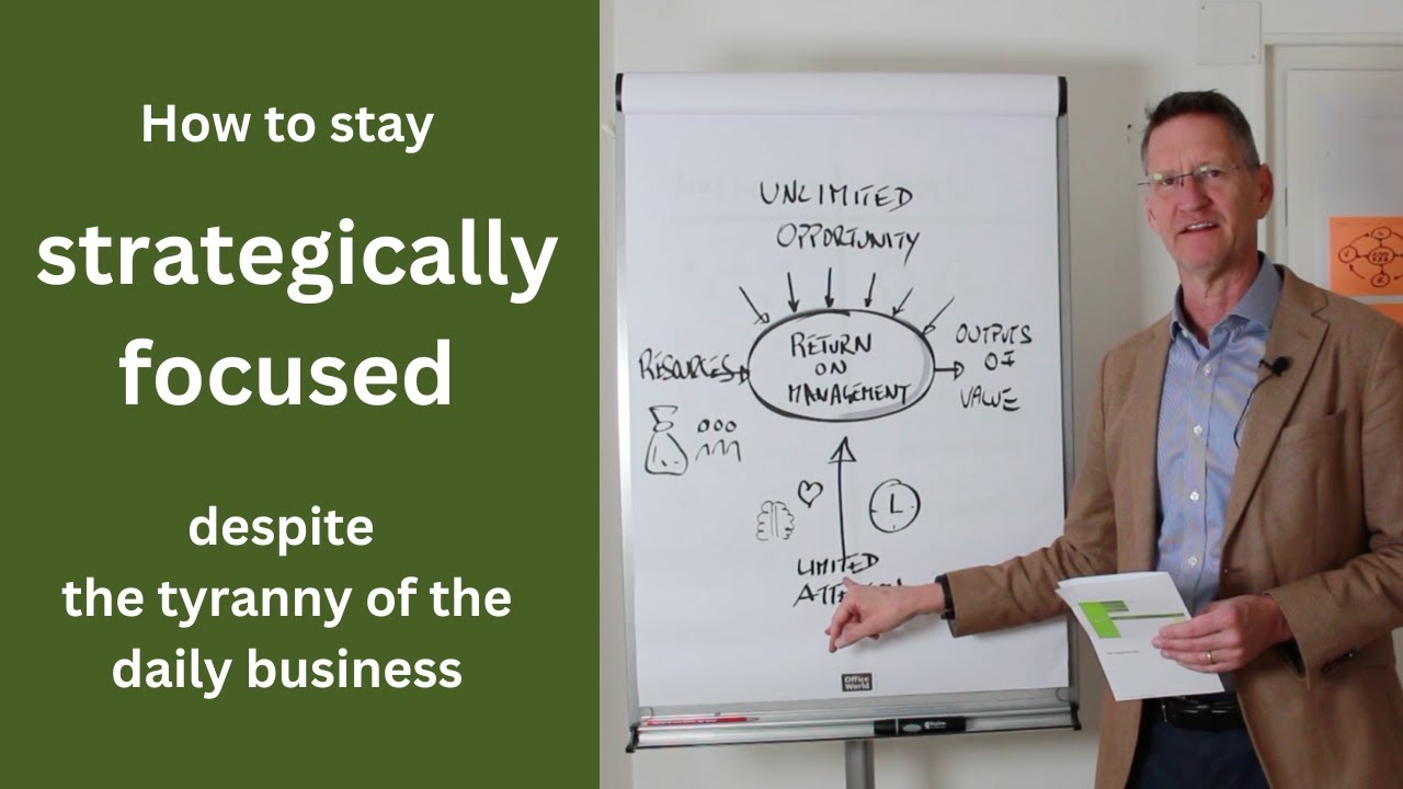 How to ensure strategically focused execution despite the tyranny of the daily business
