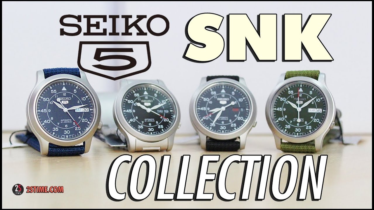 SEIKO 5 SNK MILITARY Collection - Field Watches Under 100$