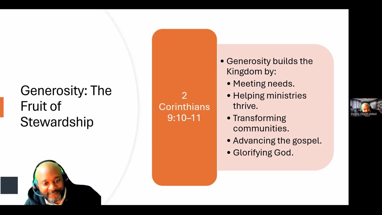 Stewardship & Giving: The Lifestyle of a believer