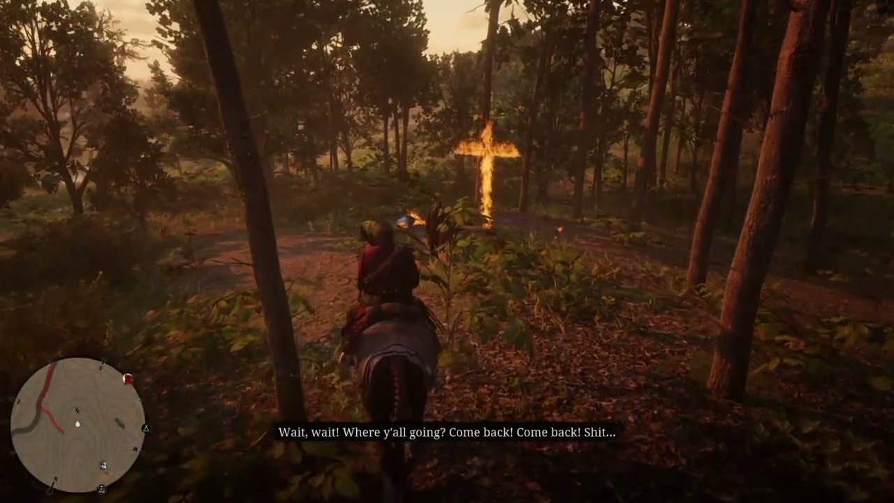 Red Dead Redemption 2 Burning Cross