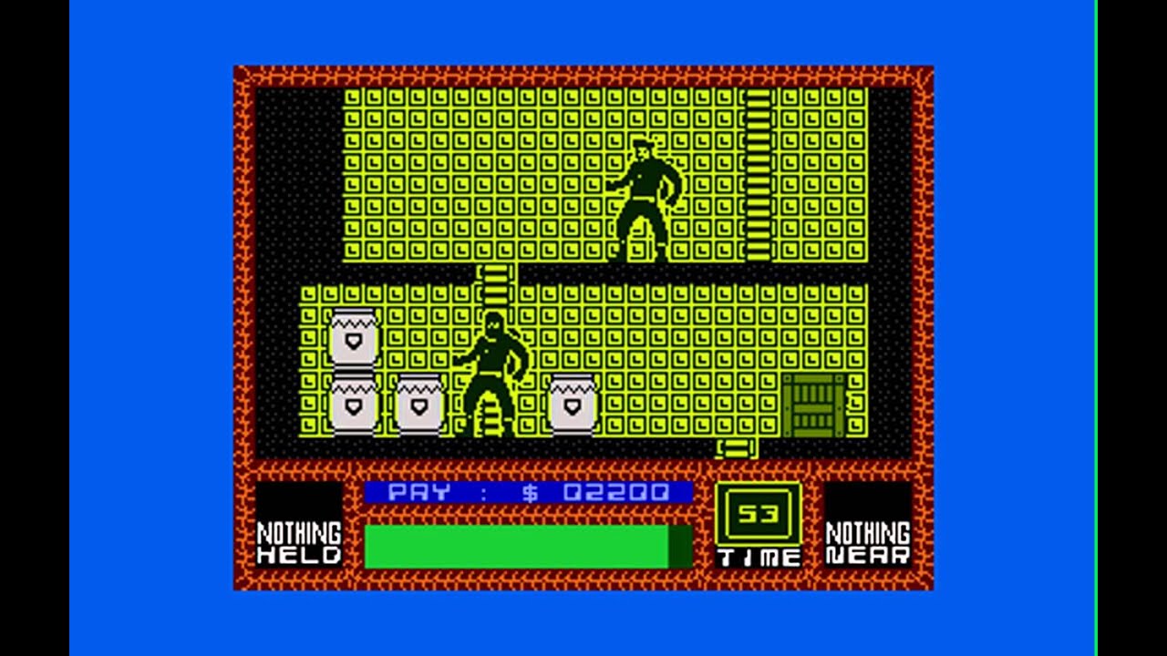 Saboteur conversion for the Atari 8-bit