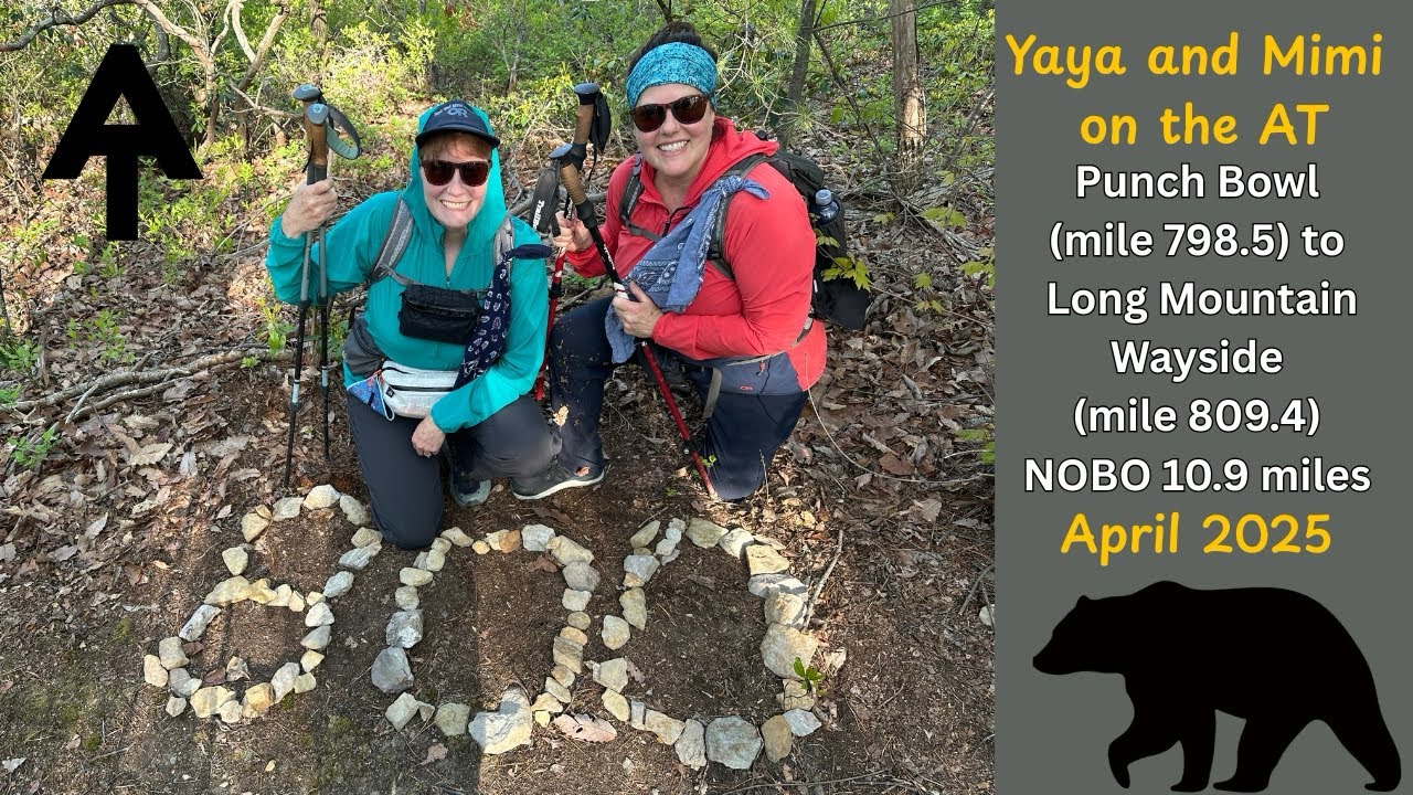Punch Bowl Overlook to Long Mountain Wayside | Yaya and Mimi on the AT #91