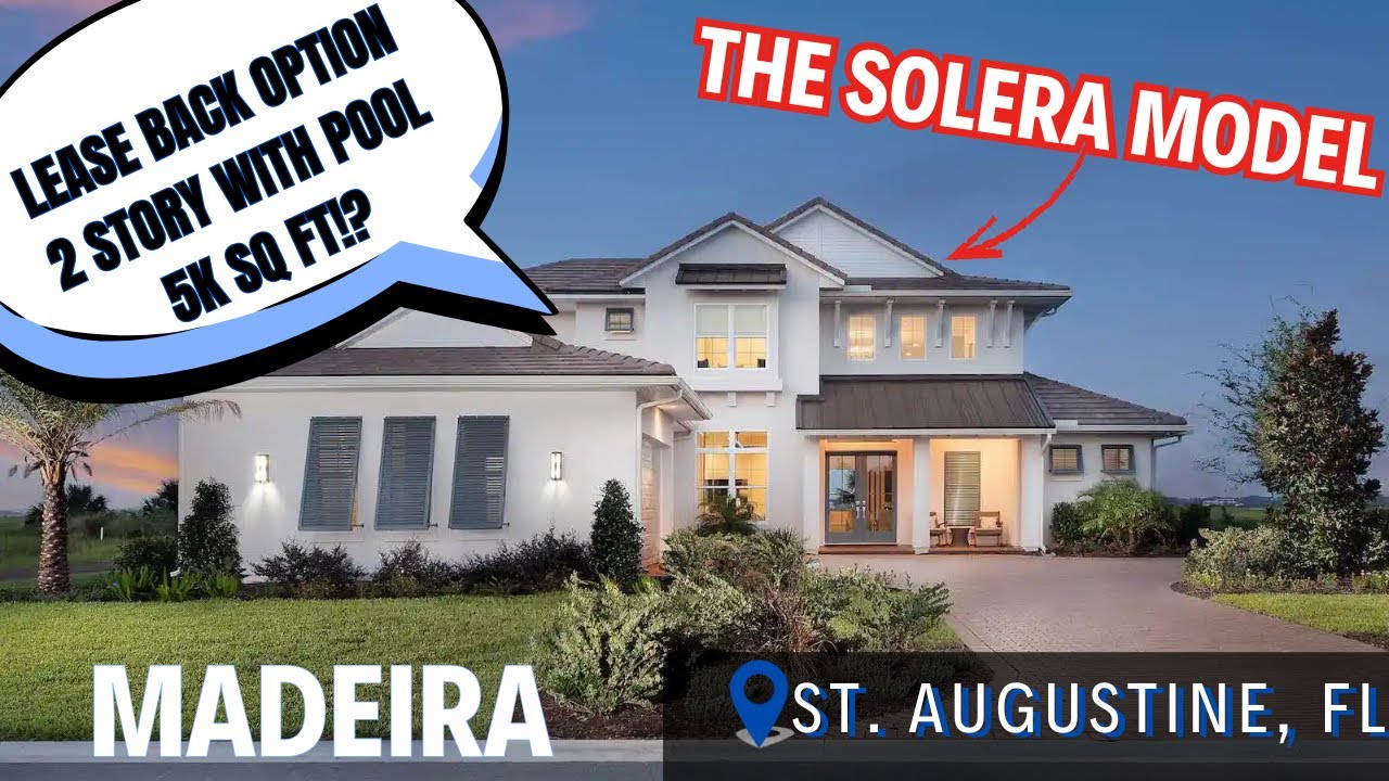 Living In Saint Augustine FL | The Solera by AR Homes | New Construction Luxury Tour | Madeira