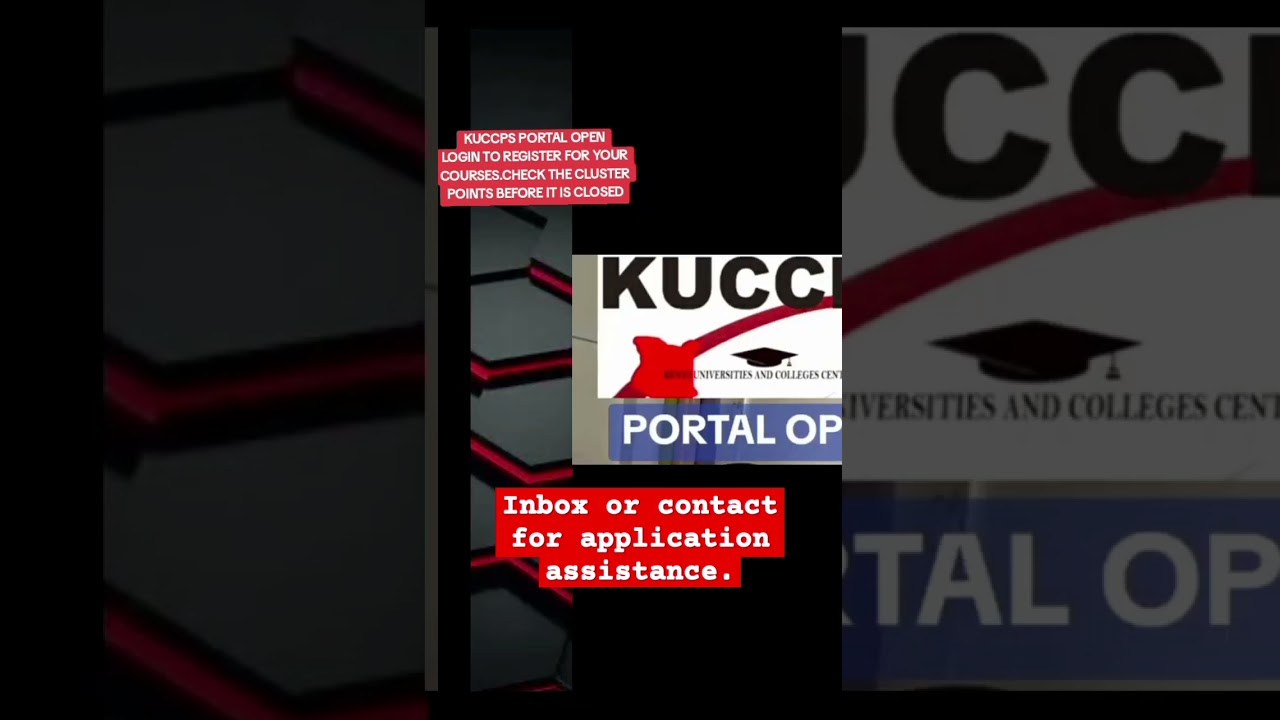 KUCCPS PORTAL OPENLOGIN TO REGISTER FOR YOUR COURSES.CHECK THE CLUSTER POINTS BEFORE IT IS CLOSED.
