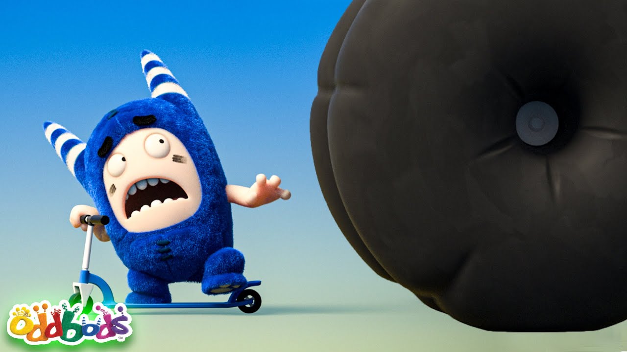 Big Tyre Bigger Problem | ODDBODS | Moonbug Kids - Art for Kids 🖌️