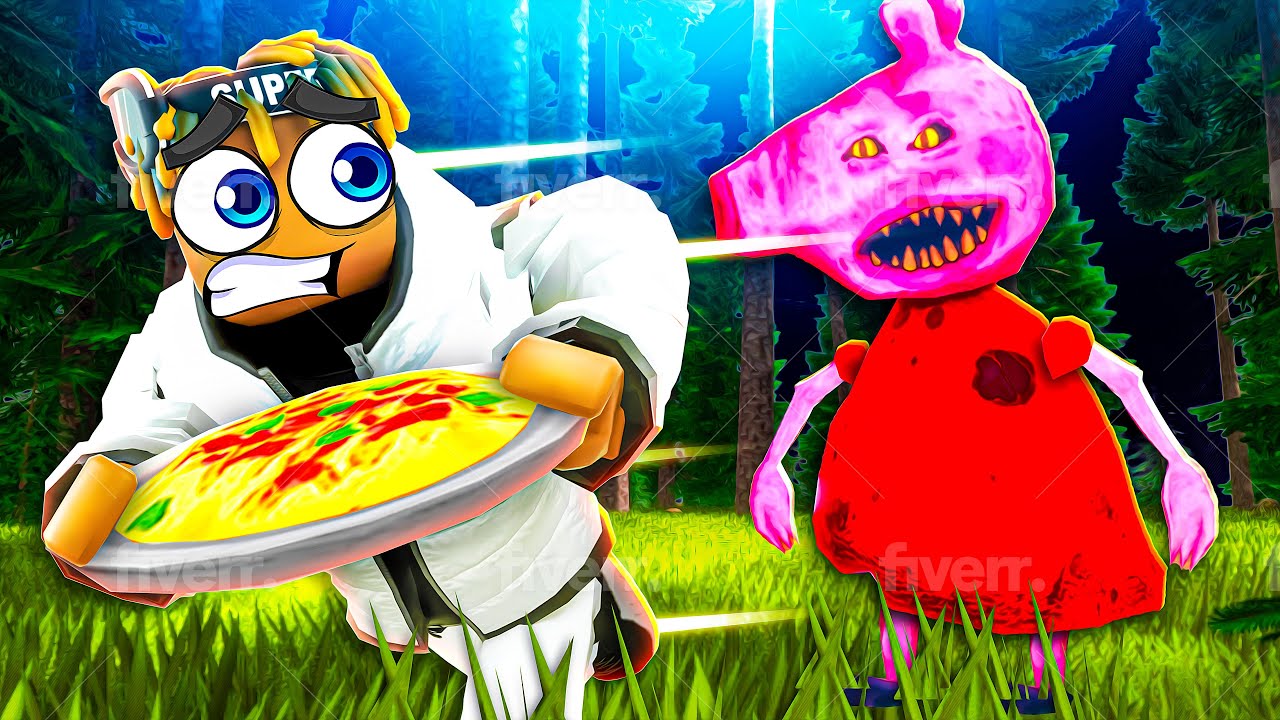 ROBLOX HUNGRY PIG HAD ME RUNNING FOR MY LIFE !