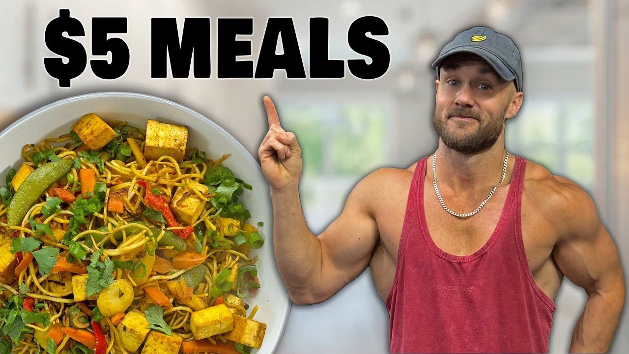 How I stay fit eating $5 meals (Vegan & High Protein)