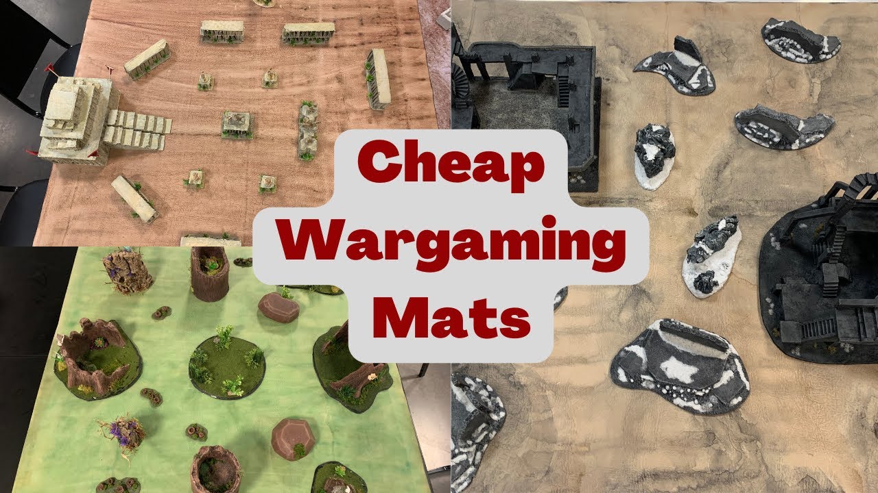 Easy and Cheap DIY Wargaming Mat
