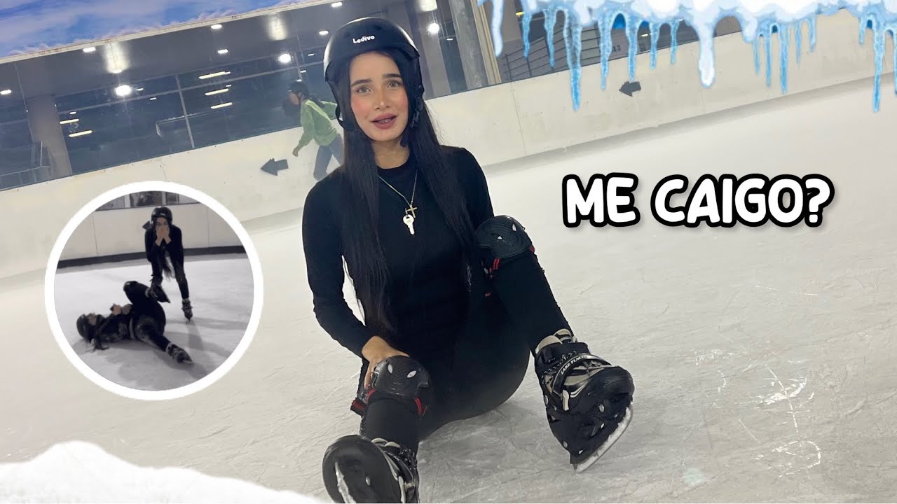 MI PRIMERA VEZ PATINANDO SOBRE HIELO | Sama Petrizzo