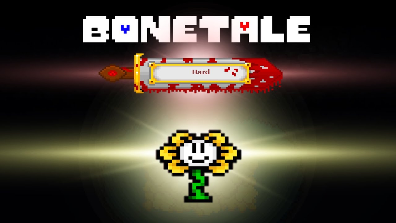 How to beat Hard Mode as Flowey Character | Bonetale v1.6