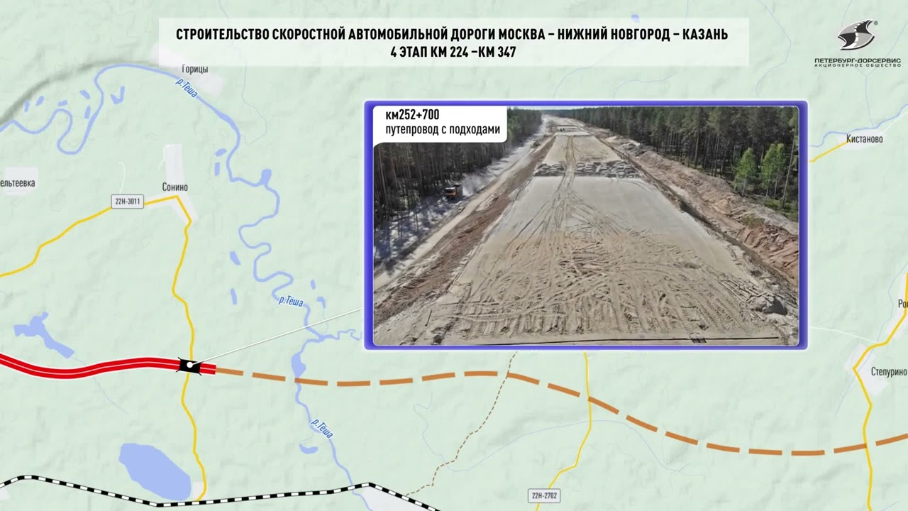Cкоростная автомобильная дорога Москва – Нижний Новгород – Казань 