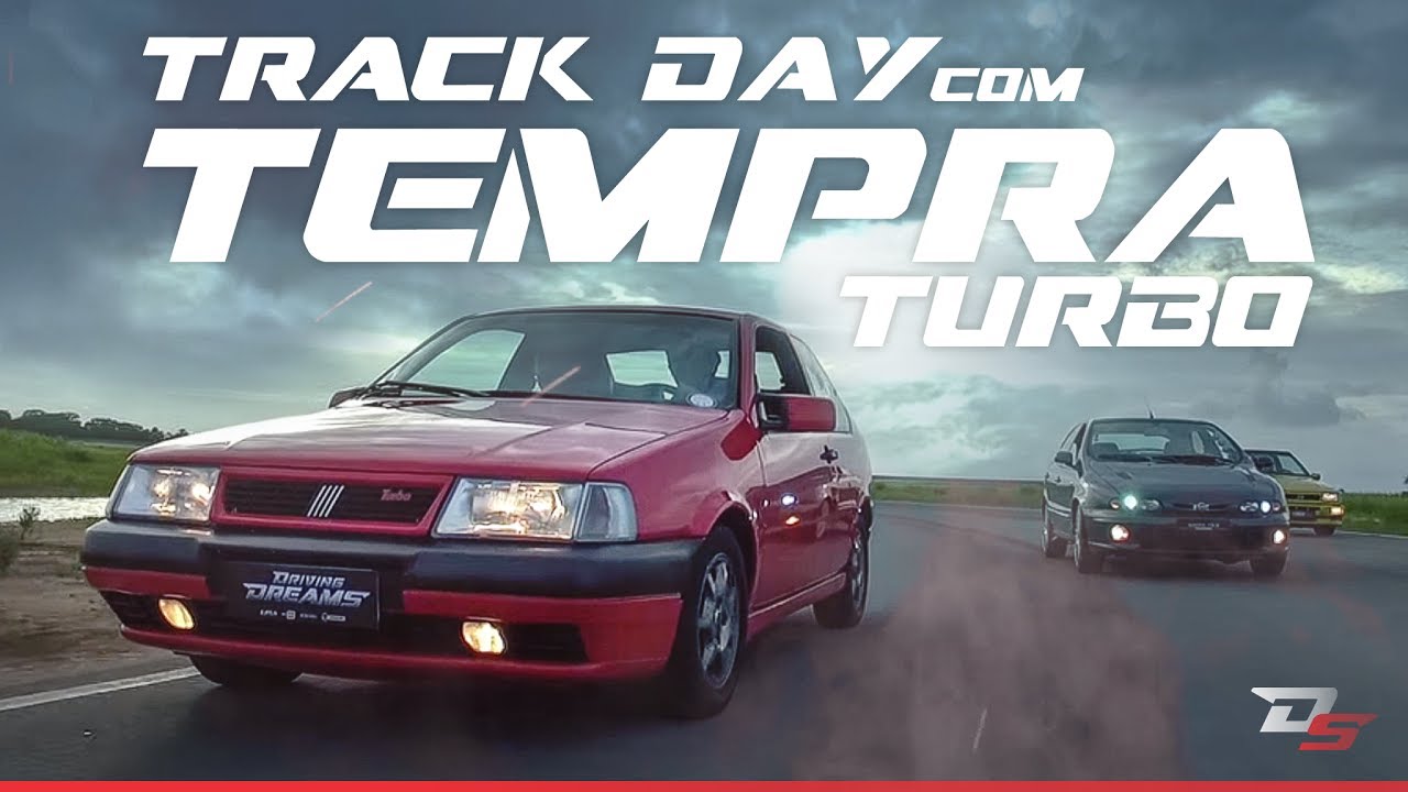 TEMPRA TURBO NO TRACK DAY DE CARROS ANTIGOS FERRARI 355 F1 E NISSAN 350Z NO AIP #4