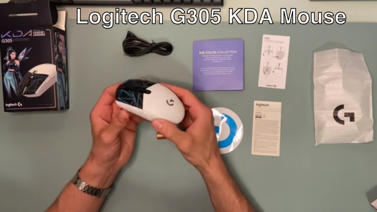 Logitech G305 KDA Wireless Mouse Unboxing
