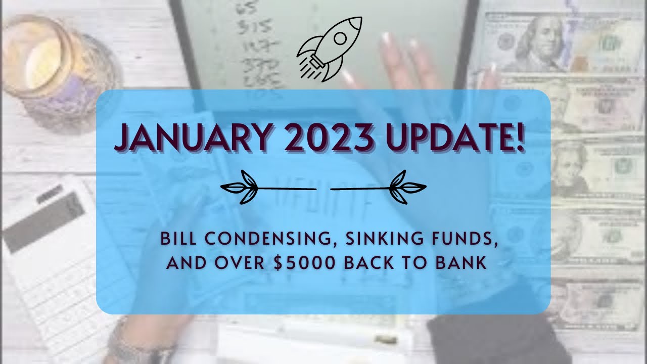 BIG..NEW..CASH UN-STUFFING ~ SINKING FUNDS UPDATE ~ BILL EXCHANGE ~ 1/2023
