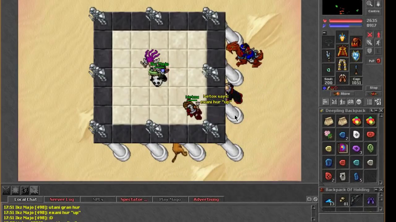 ESCAPE SKULLS LANZE TODO EL SET A MI HOUSE - TIBIA (AURERA GLOBAL)