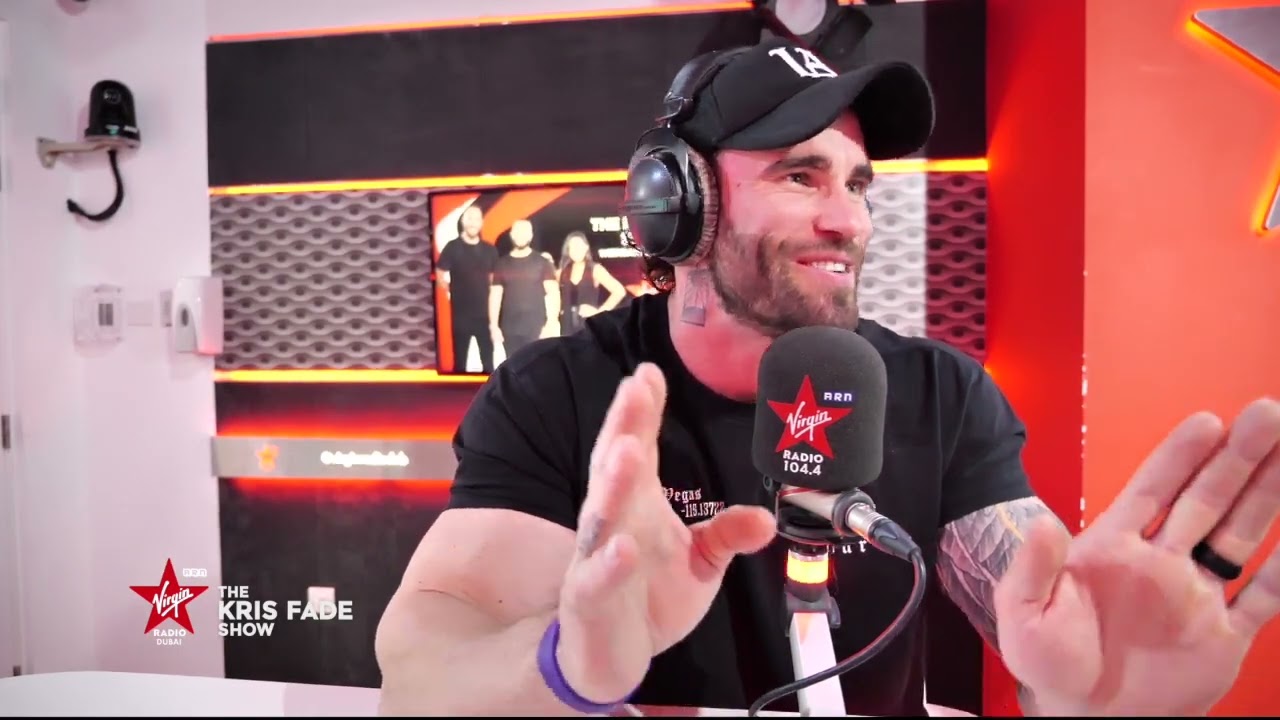 Bodybuilder Calum Von Moger tears up speaking about his struggles