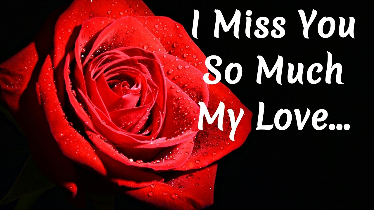 I Miss You 😘 Love Message For My Love ❤️🌹