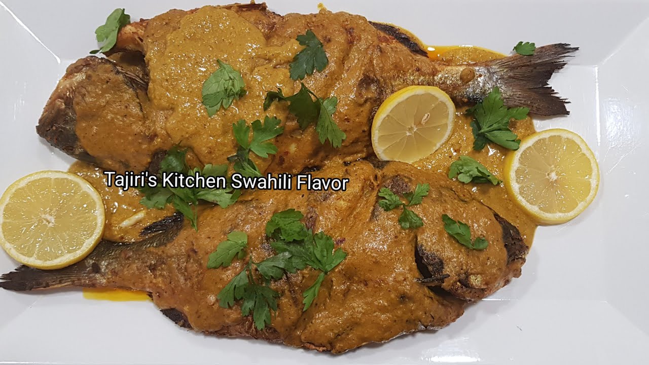 Samaki wa kupaka / Grill Fish in Coconut Sauce / @tajiriskitchenswahiliflavo1723 #tajiriskitchen