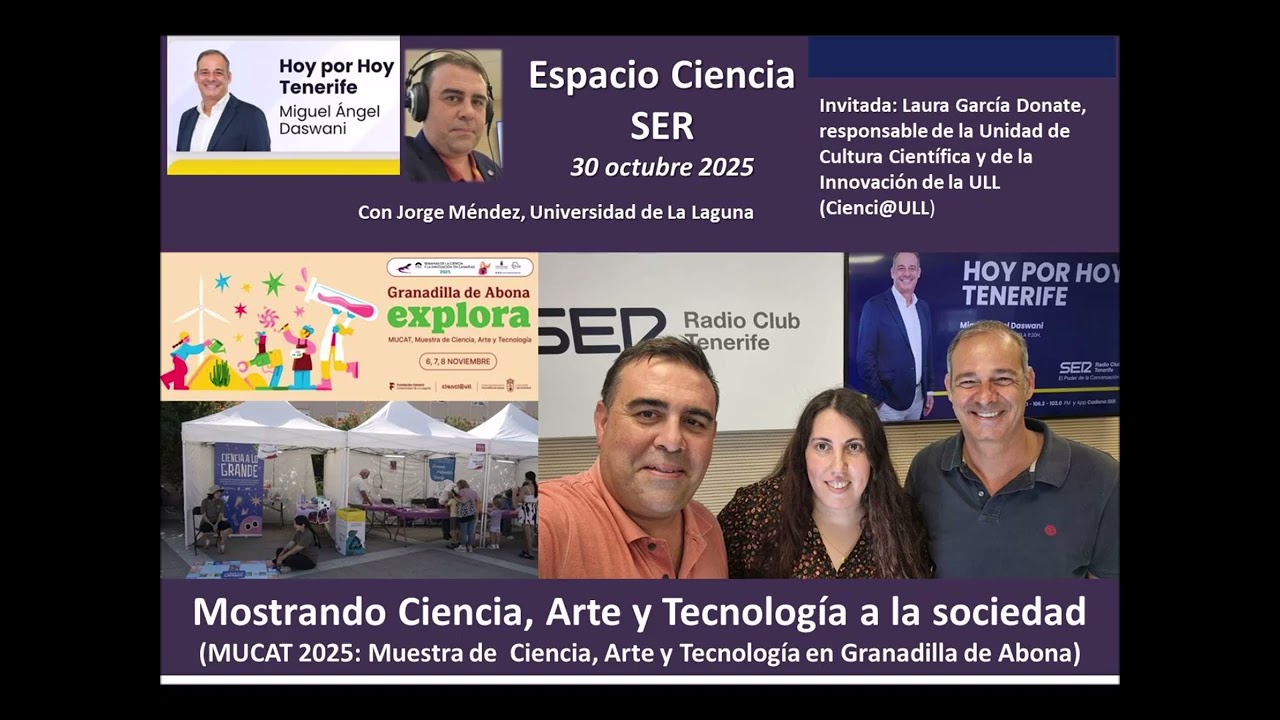 SER CIENCIA RadioClubTF 30Octubre MUCAT2025