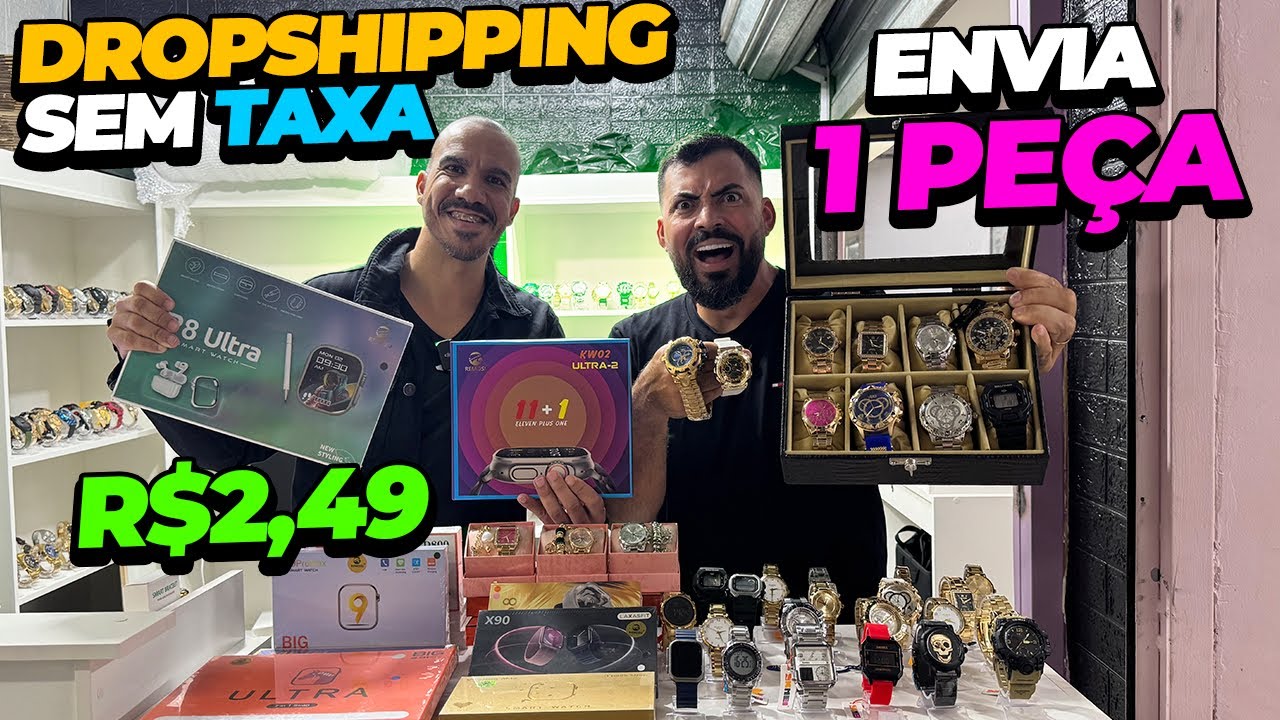 VOLTEI NO MAIOR FORNECEDOR DE RELÓGIOS E SMARTWATCH BARATINHO NA 25 DE MARÇO! ATACADO, VAREJO E DROP