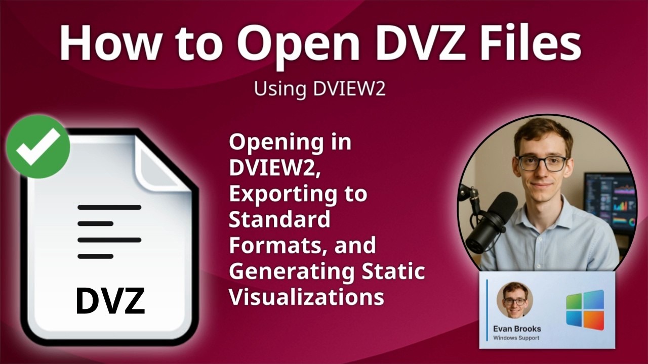 Как открыть файлы DVZ (данные визуализации DVIEW2)