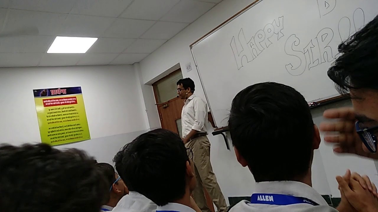 Allen.Saleem.Ahmad.Sir allen birthday party celebration batch tup1 sallem sir