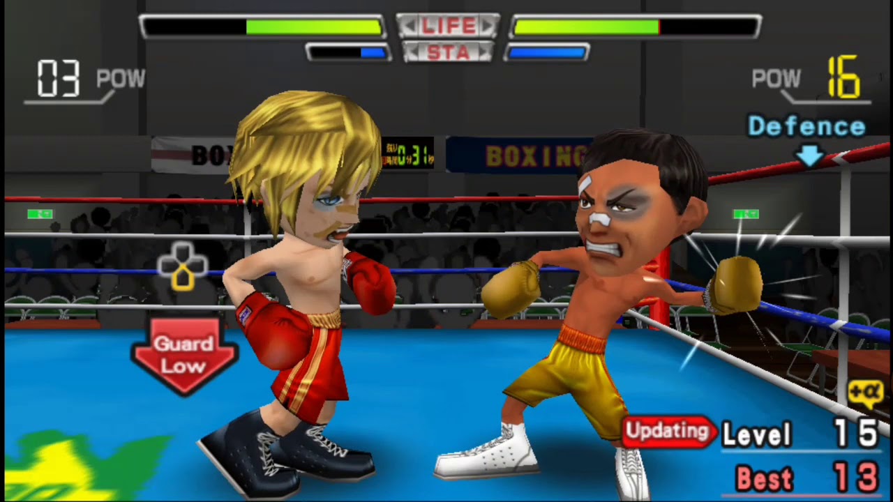 Retrogaming Sony PSP : Everybody's Stress Buster - K.O. Derby! Smashin' some (robot) faces!