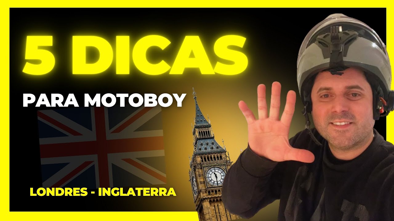 🛵5 Dicas para iniciar como Motoboy em Londres