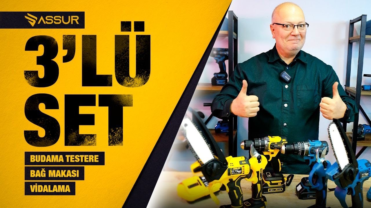 ASSUR 3'LÜ MATKAP SETİ - SERDAR BAŞKAN TANITIYOR