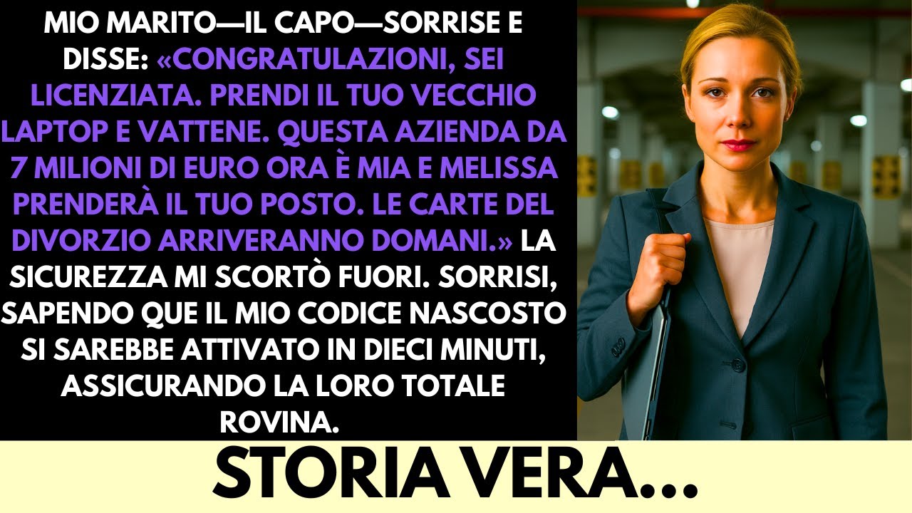 Mio Marito CEO Mi Licenziò Per L’Amante — Il Mio Codice Segreto Distrusse Il Suo Impero Da 7,4 M€