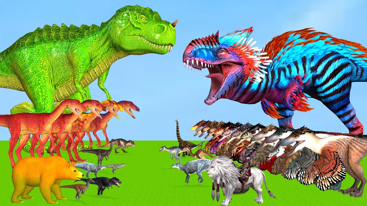 Incredible Animals Race vs Dinosaurs vs Prehistoric Mammals Speed Race Run: Who Will Win? ARBS