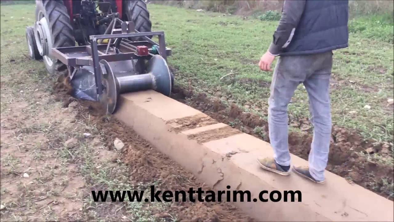 Çilek Sırt Hazırlama Makinası - Bed Former