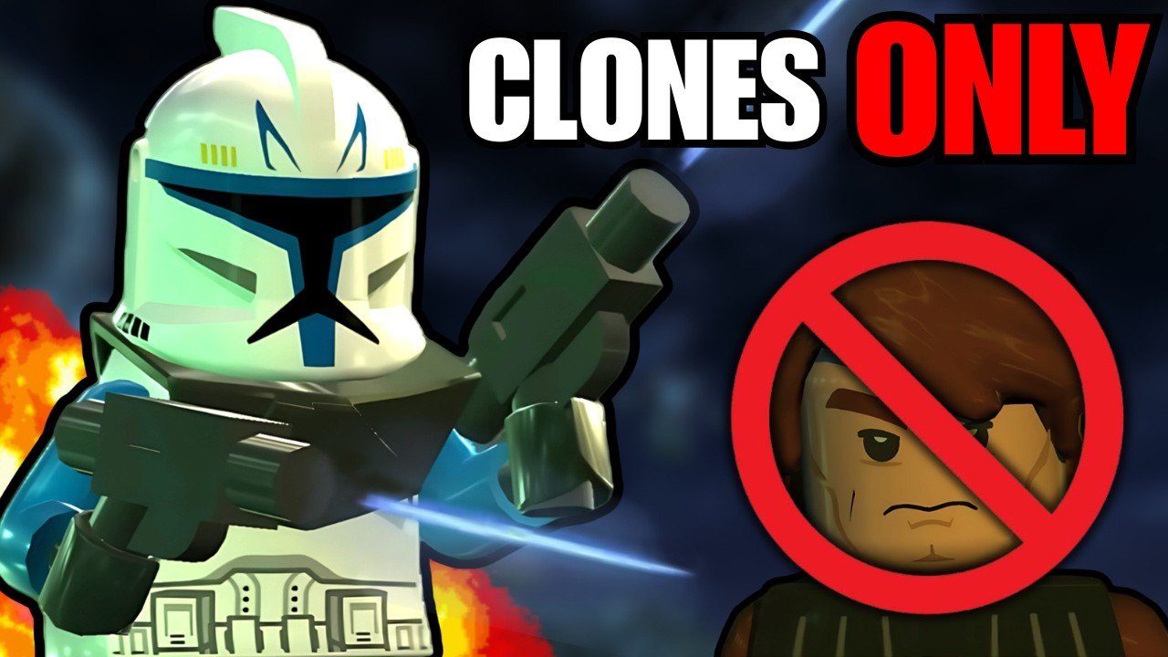 Можно ли пройти игру LEGO Star Wars: The Clone Wars, используя ТОЛЬКО клонов?
