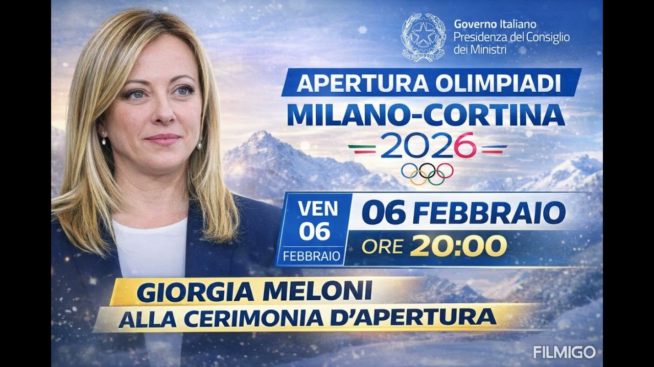 Apertura olimpiadi Milano Cortina 2026