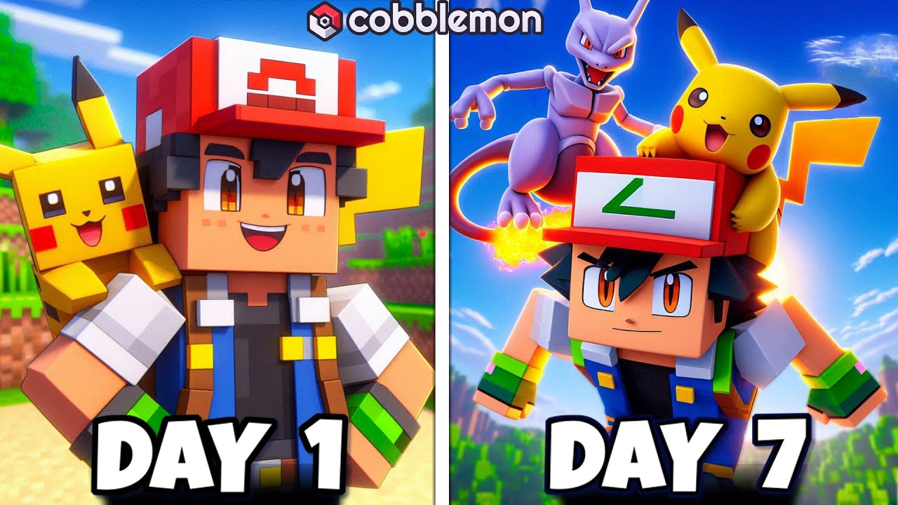 i Spend 100 Days In Cobblemon Against My Rival..... Minecraft Pokemon | Minecraft Cobblemon 100 Days
