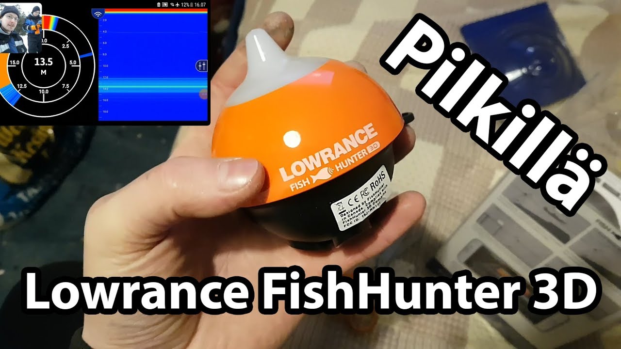 Lowrance FishHunter 3D Langaton Kaikuluotain Pilkillä @ Yläinen Toriseva Virrat