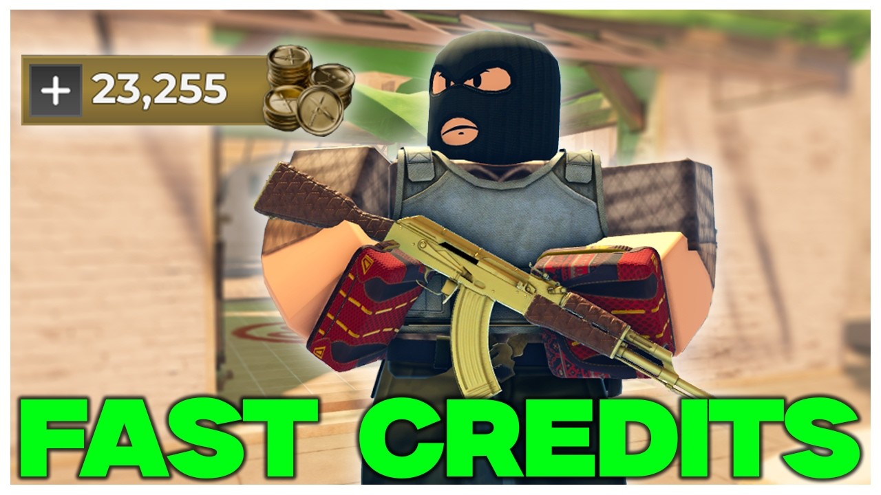 The FASTEST Way to Earn Credits in BloxStrike is...