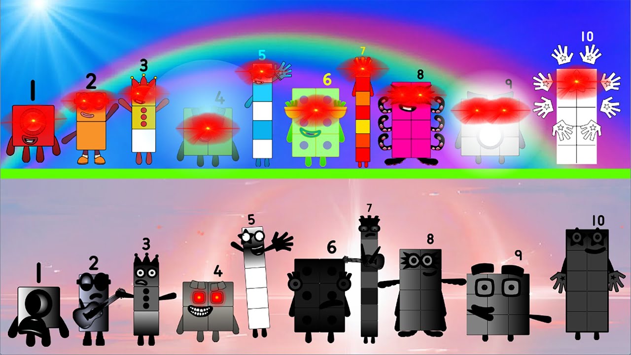 Ultimate Cannyblocks Band (1-10) but Different (Comparison) | Infinity Cool Sounds!