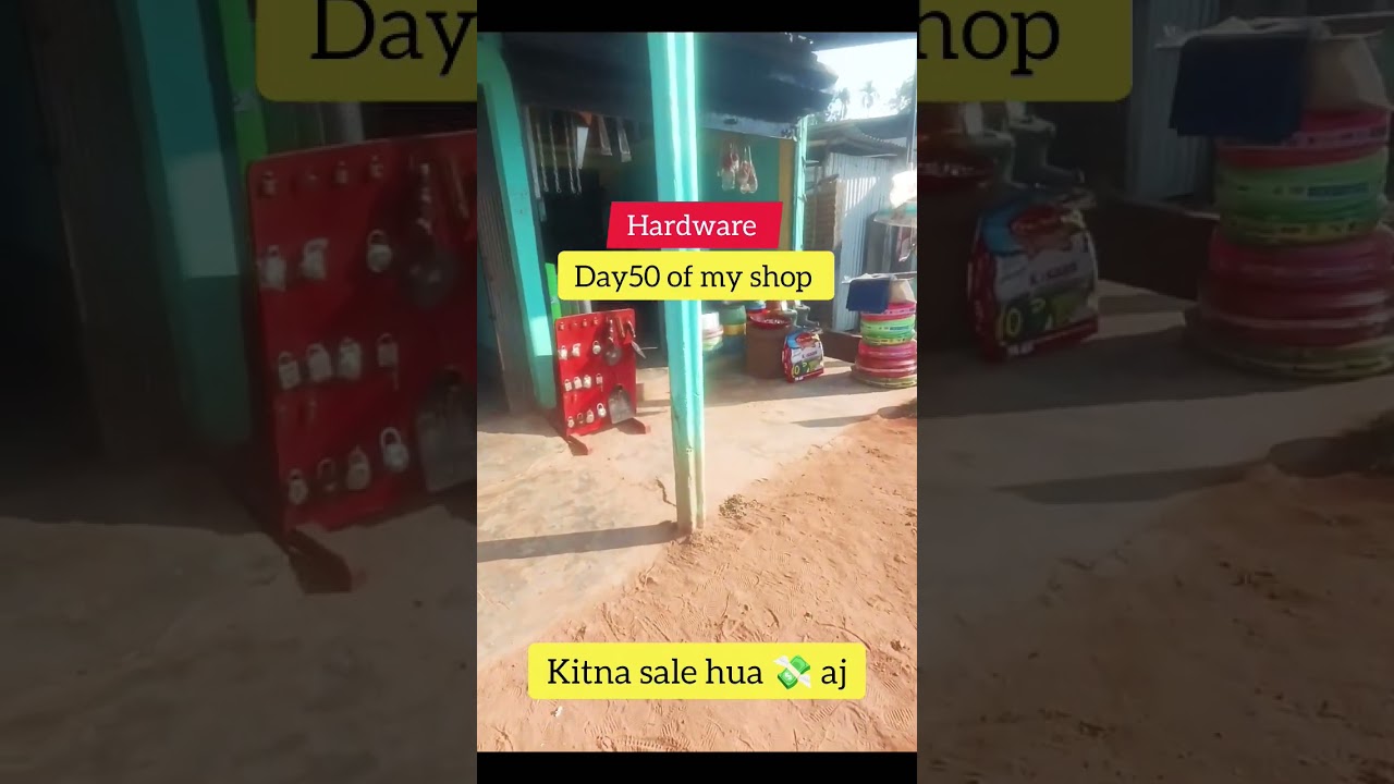 daily routine of hardware Shop 