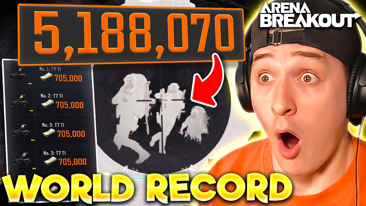 WORLD RECORD ARENA BREAKOUT LOOT VALUE! (INSANE REACTION)