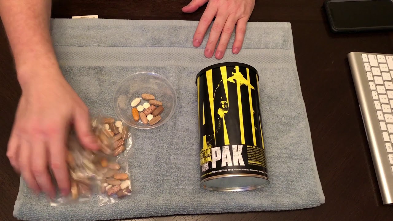 Universal Nutrition Animal Pak Sports Nutrition Multivitamin Supplement 44 Count