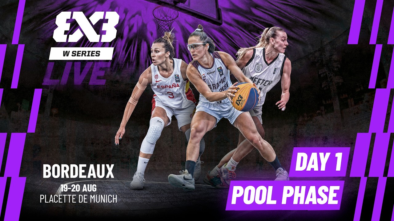 RE-LIVE | FIBA 3x3 Women's Series Bordeaux Stop 2026 | Pool Phase | #3x3basketball