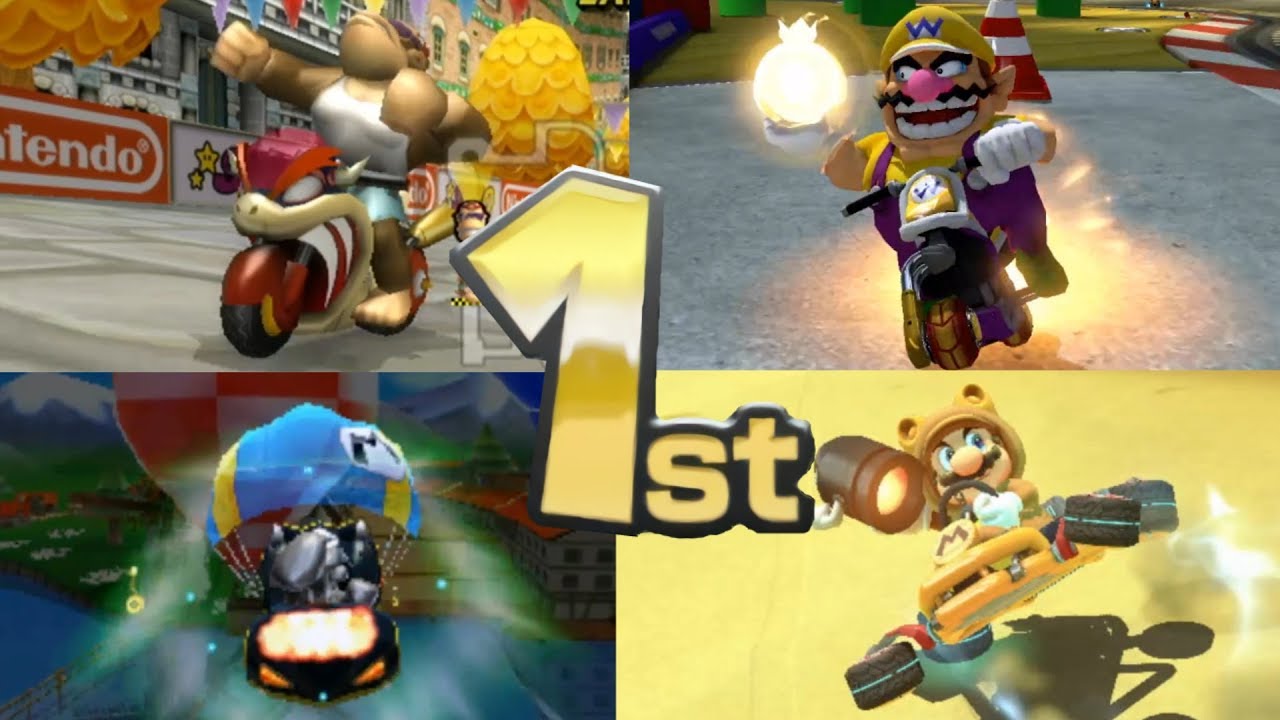 Mario Kart Comeback Compilation - Multiple Games! #2