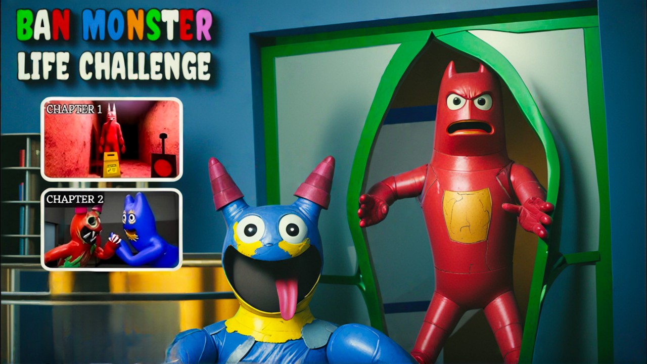 Survival Ban Life, Blue Monster Life 8, Ban Monster Escape, Chapters 1,2,3 (Android, iOS)