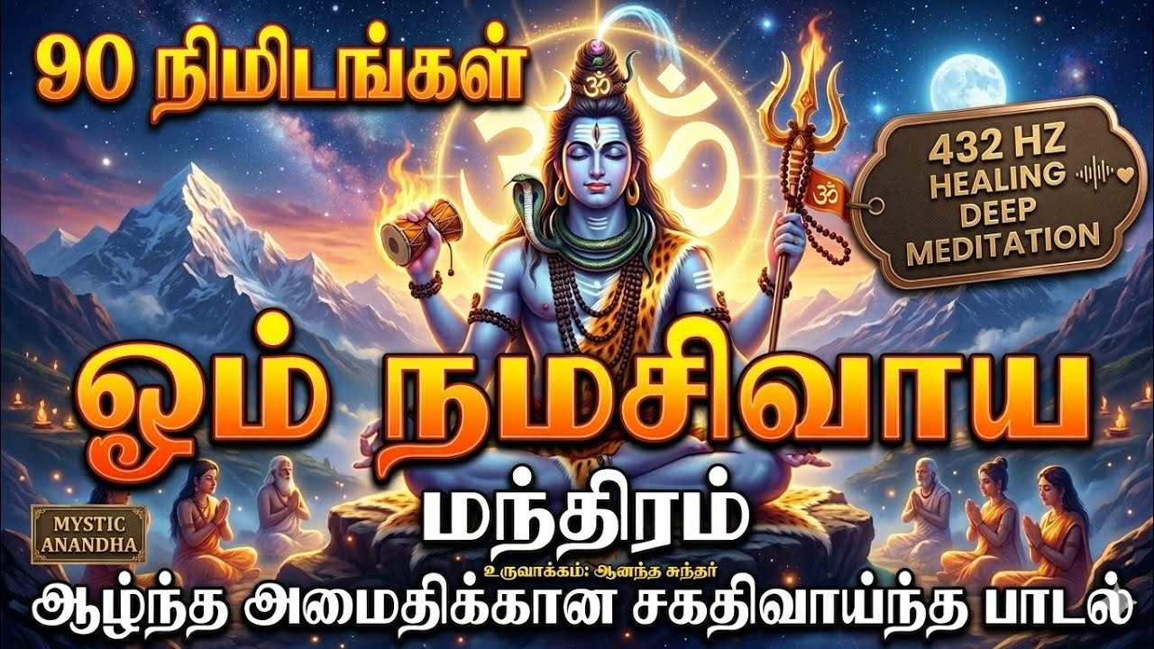 தினமும் கேளுங்கள்! சகல கவலைகளையும் தீர்க்கும் 90 நிமிட ஓம் நமசிவாய மந்திர உச்சரிப்பு |#MysticAnandha