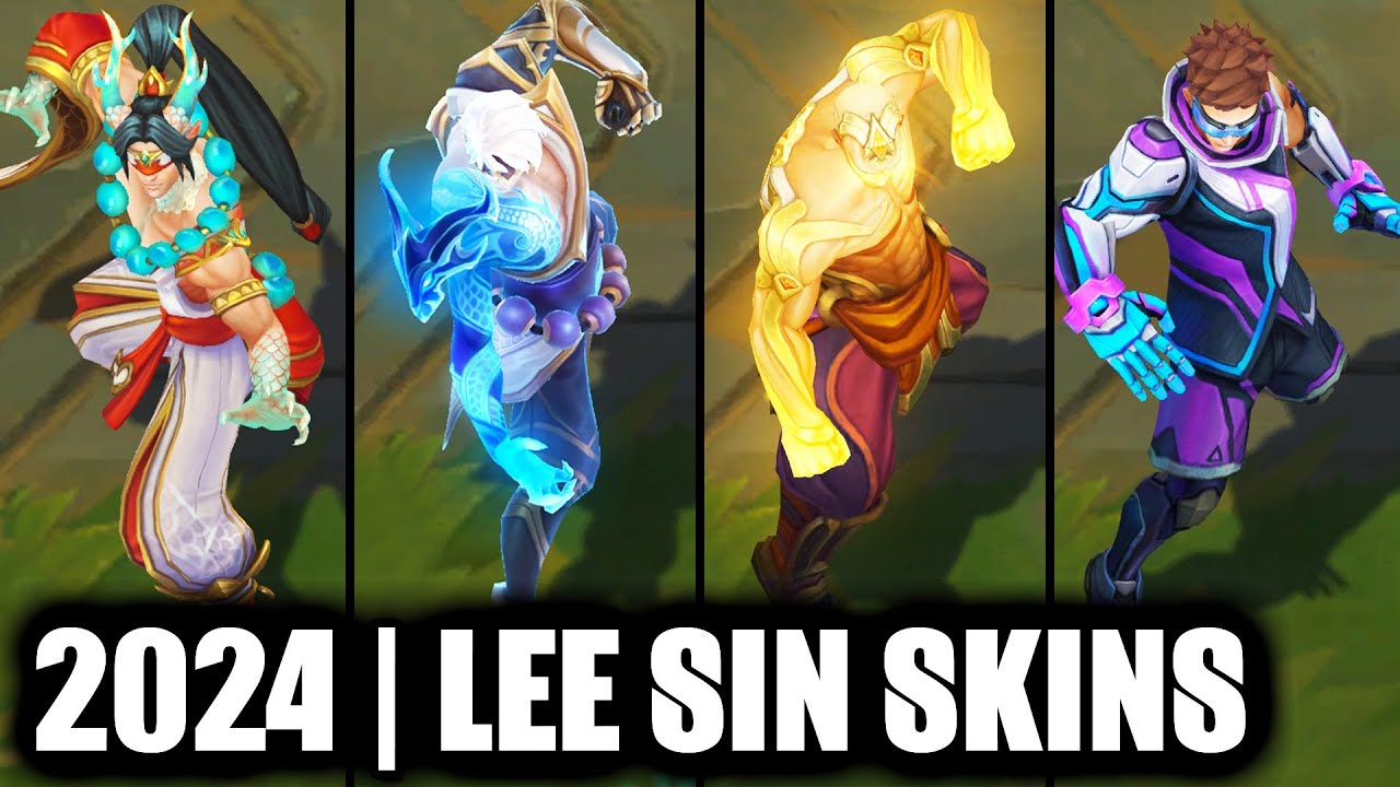 ALL LEE SIN SKINS SPOTLIGHT 2024 | League of Legends